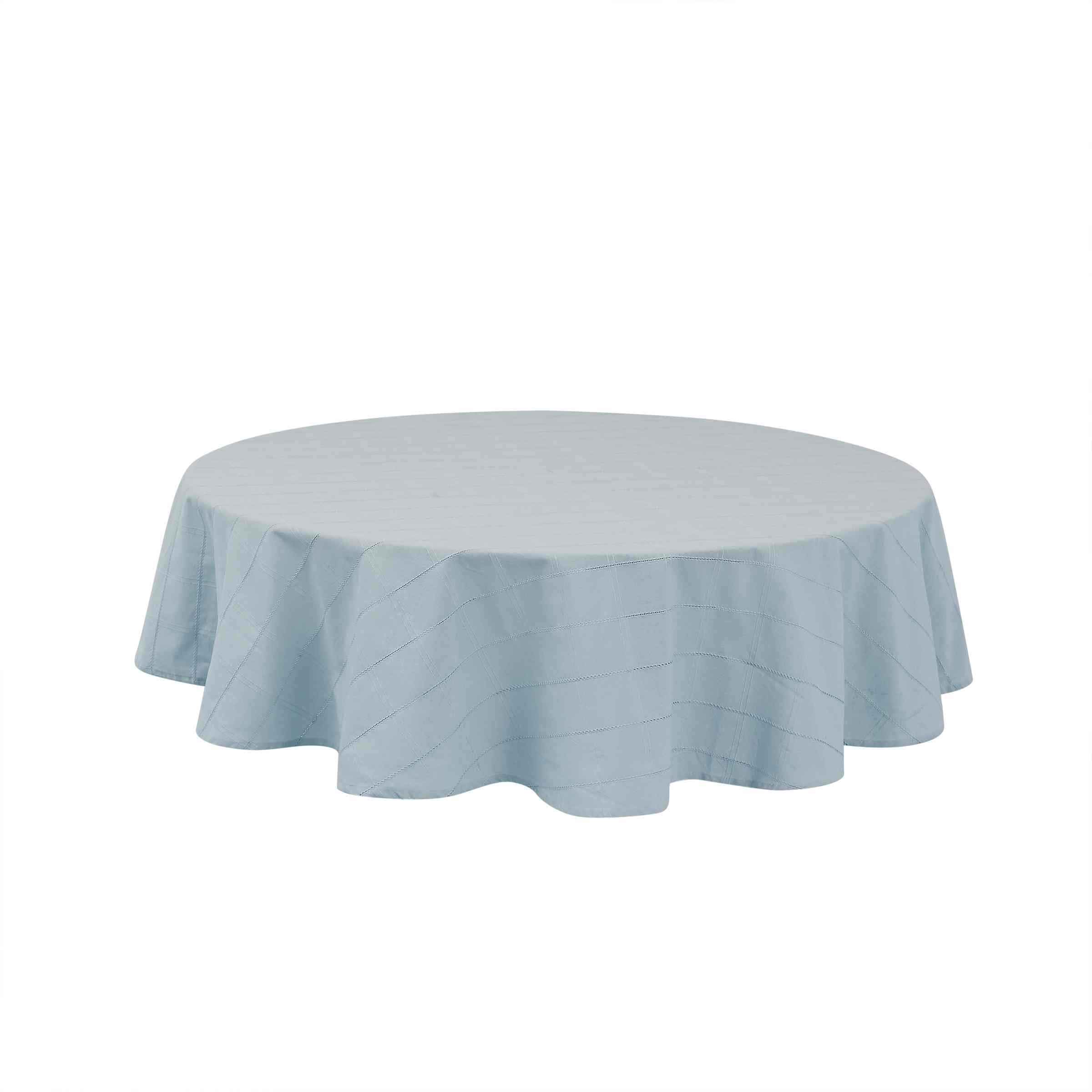 Nappe Ronde Izod Chadwick Bleu Ciel Tissu Haut de Gamme 177cm