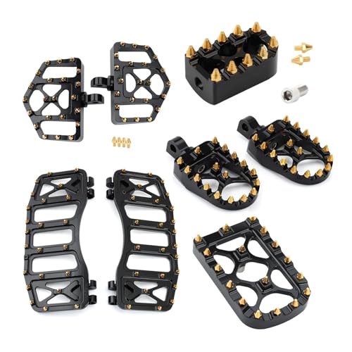 Pédales cheville moto antidérapantes contre la fatigue Softail - 6