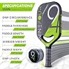 Apex Pro Series 3k Carbon Fiber Pickleball Paddle, USAPA Approved, High Spin Surface, Ultimate Control, Honeycomb Polypropylene Core, Thermoformed Open Throat, Quiet Category Approved Set Men Women