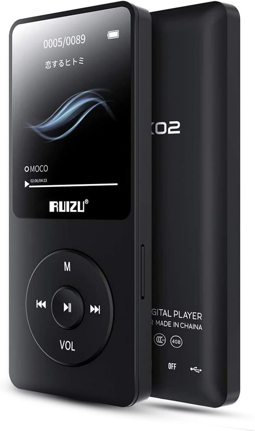 Amazon.co.jp RUIZU MP3プレーヤー Bluetooth 5.0対応 HiFiロスレスデジタルミュージックプレーヤー