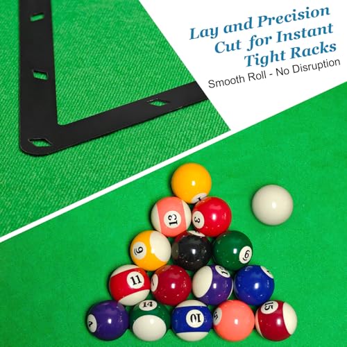 6-Pack Pool Ball Rack Set Magic Rack Sheet Billiards Ball Holder -Triangle Rack Pool Cue Accessories for 8-Ball, 9-Ball & 10-Ball Billiard Games - Image 4