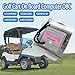 Beefento Golf Cart On Board Computer Fit for Club Car DS 48V Regen II IQ for PowerDrive System OBC with Square 6-Pin Plug Replace 101909902 AM1229201 102852001 103359401