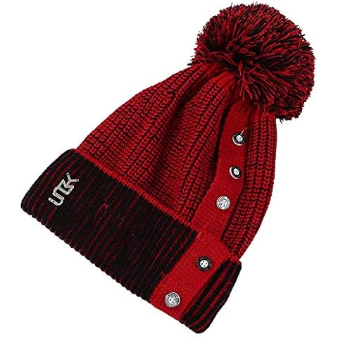 Amorar - Gorro de invierno para mujer con pompón Cover