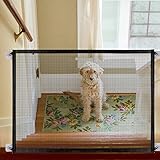 OYOZ Magic Gate, Pet Safety Enclosure, Portable Folding Safe Guard Install Anywhere  (Black)