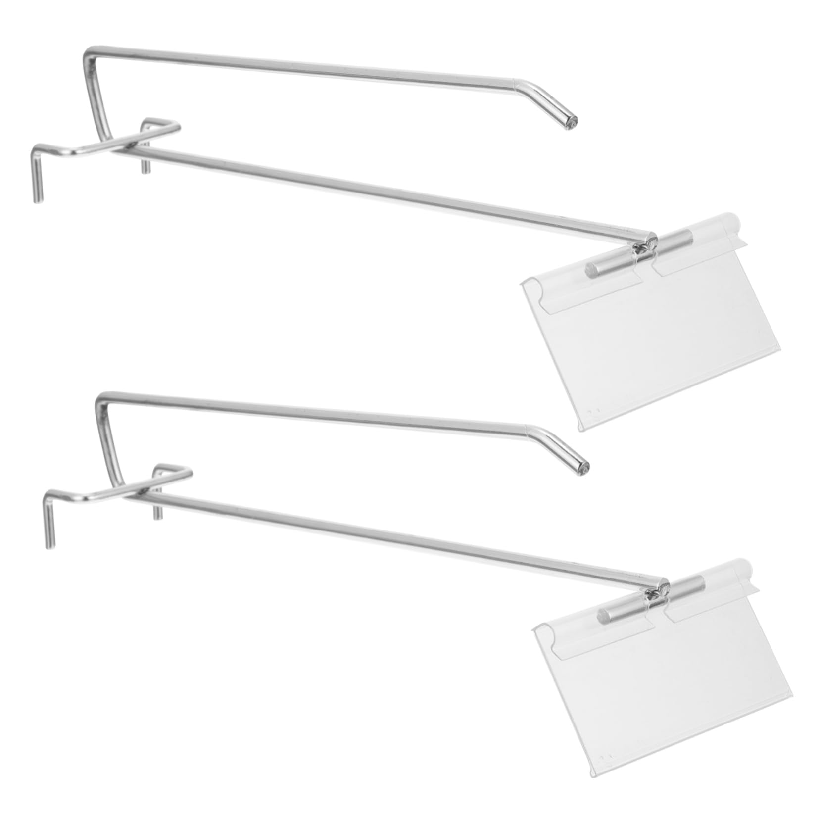 ERINGOGO 2Sets Mall Shelf Hooks Pegboard Display Hooks for Shop Organization Goods Display Rack Space Saving Design for Supermarkets and Retail Displays