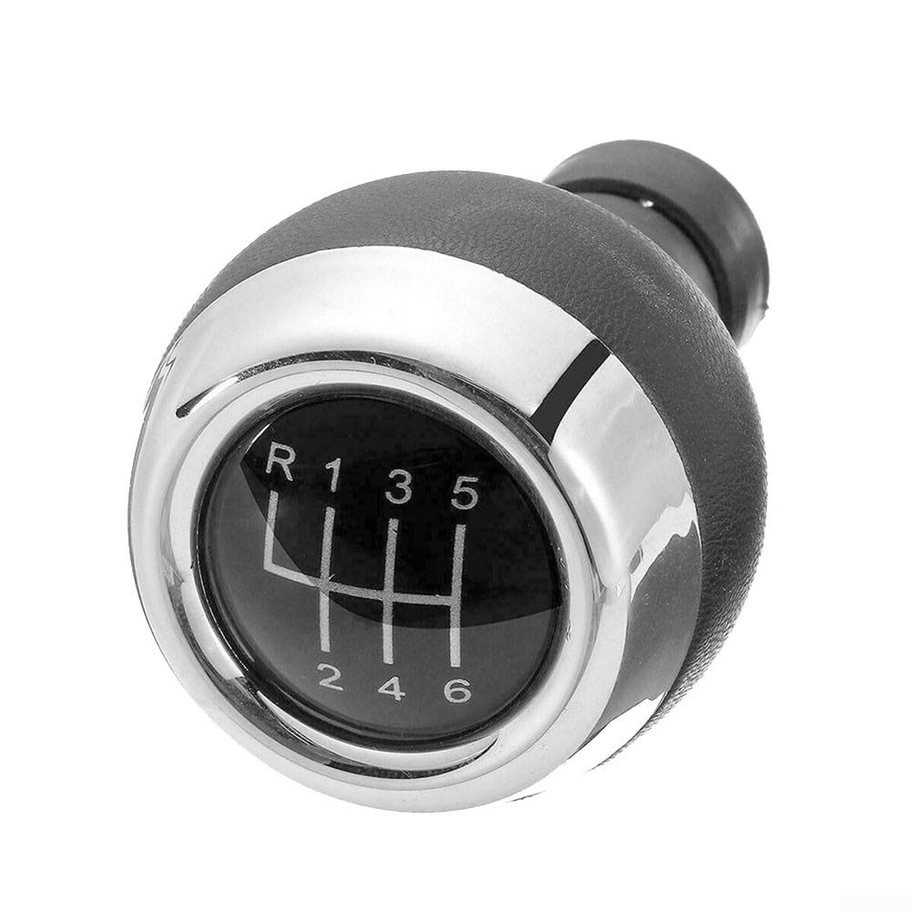 Pommeau De Levier De Vitesse 6 Vitesses Pour Mini Cooper R55 R56 R57 R58 - Remplacement Direct En ABS Et Cuir PU - Installation Facile Sans Perçage - 6