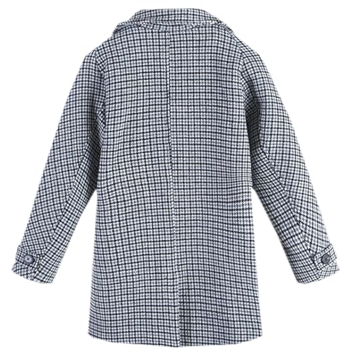 Cromoncent Boys' Winter Wool Blend Coat Kids Warm Thicken Overcoats, 3-14 Years2