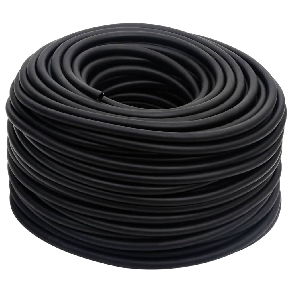 vidaXL Manguera de Aire Híbrida, Manguera Neumática, Manguera Resistente al Aceite Abrasión, Herramienta para Compresor, Caucho PVC Negro 15 mm 100 m