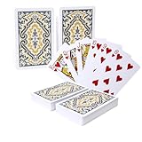 Spielkarten aus hochwertigem PVC – Unsere SWINILAYA Pokerkarten bestehen aus langlebigem Plastik-Material, wasserfest und abriebfest für langfristigen Gebrauch. Perfekt für Poker, Skat oder Romme