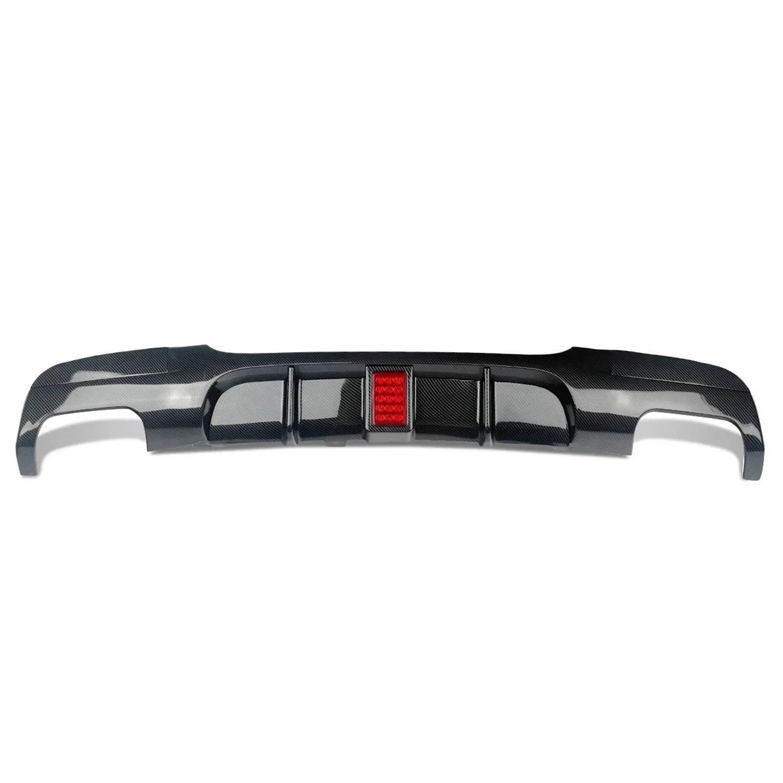 Becquet arrière look carbone pour corriger la ligne arrière fade des BMW E90 Berline