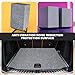 Nuanchu 78.7 x 47.2 Inch Light Gray Underfelt Carpet for Speaker Sub Box, RV, Boat, Marine, Auto, Truck, Car Trunk, Door Liner, Desk