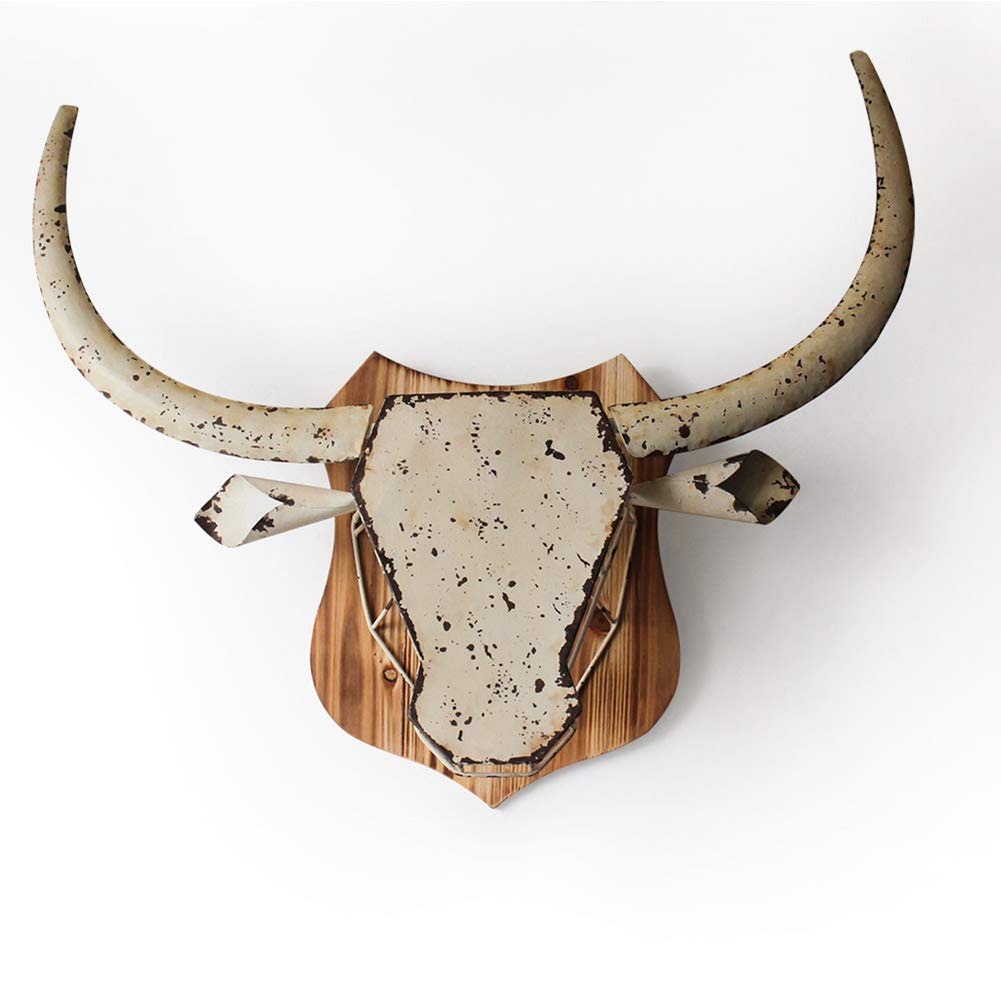 Sculpture Murale tête de Vache Métal 3D : Pièce Artistique Unique de Haute Qualité