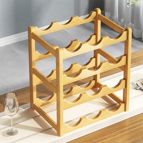 Support à vin autoportant pour armoire afin d'optimiser l'espace - 4