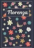  Florenza: Taccuino  Diario  Sketchbook  120 pagine  A4  Bianco  Idee regalo