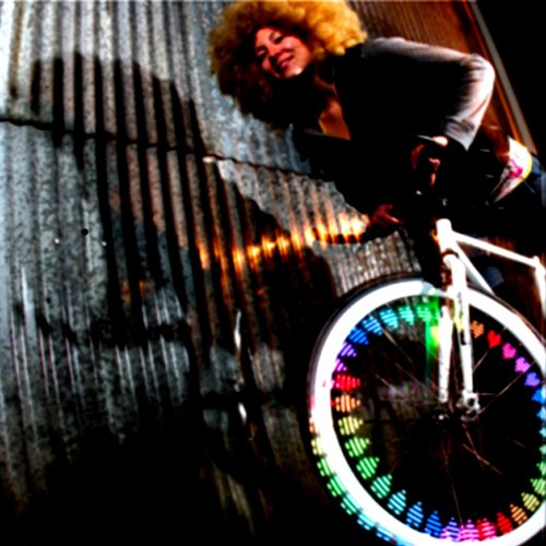 Monkey Light M210 Bike Wheel Light - 80 Lumen with 10 Full Color LEDs