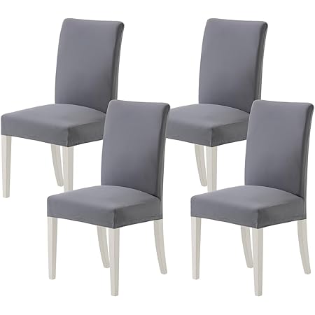 Amazon.de MIULEE Stuhlhussen 4er Set Stretch Stuhlhusse Stuhlbezug
