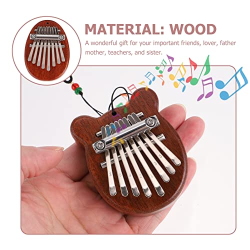 BIENKA 4 Ensembles Mini Kalimba Pouce Piano Bois 8 Touches Doigt Piano Portable Marimba Musical Petit Mignon Kalimbas… - Les Beatles, Paul McCartney, John Lennon, RIngo Starr, George Harrison BIENKA 4 Ensembles Mini Kalimba Pouce Piano Bois 8 Touches Doigt Piano Portable Marimba Musical Petit Mignon Kalimbas… – Image 5