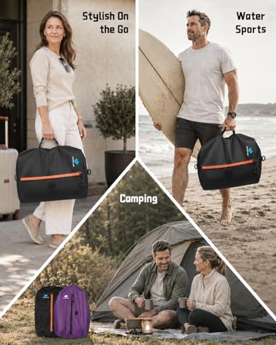 Kit de bolsas de vacío para maletas con bomba portátil para evitar exceso de equipaje 7