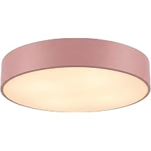 Mels Plafonyer | Entegre 40W LED 5600lm 3000K | 40x10 cm  l  | Antique Pink | Salon, Yatak Odas  ve Antre i in Tavan Ayd nlatmas  [Enerji S n f  F]