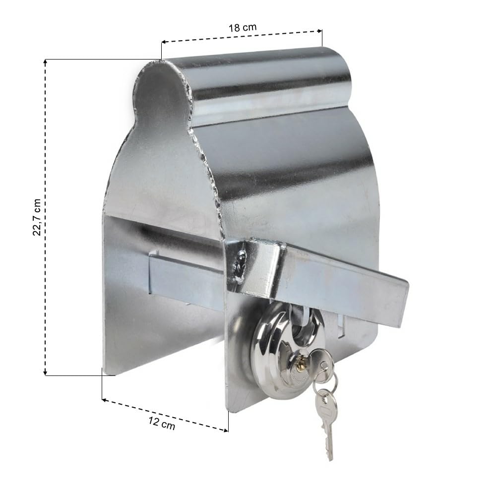 Antivol de remorque avec cadenas