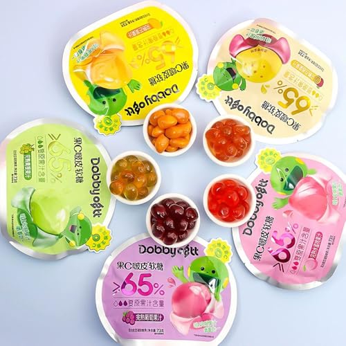 Dulces surtidos de jugo de fruta 73g, 3 bolsas miniatura 4