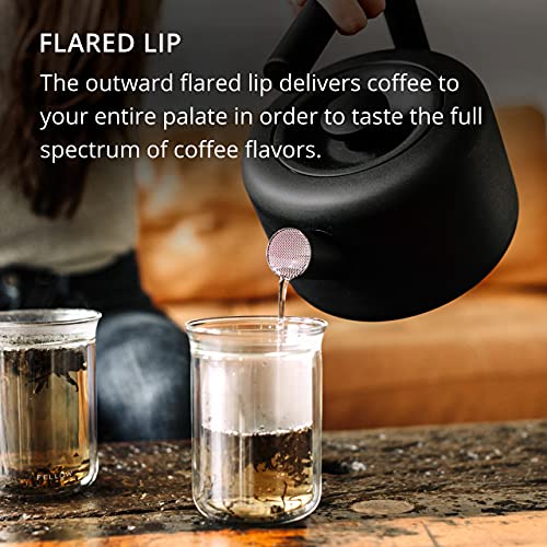Set de dos vasos Stagg para café y té de vidrio borosilicato miniatura 4