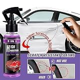 spray wax car polish ✧💖✧【PROTECCIÓN TIPO DIAMANTE】: Mediante el uso de formulaciones de nanotecnología avanzada, la superficie de su automóvil formará una capa protectora que dura meses y proporciona un brillo duradero. Deshágase de las manchas de agua, oxidación y muchos otros contaminantes que pueden dañar la pintura del automóvil.