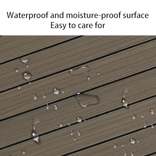 Paneles de madera para paredes autoadhesivos con ranuras 3D impermeables 4