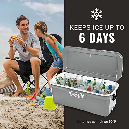 Image of Coleman Classic Series Insulated Portable Cooler, Leak-Resistant Outdoor Hard Cooler Keeps Ice up to 5 Days, 52 /70 /120 /150 Quart