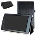 NOOK Tablet 7 2016 Case,Mama Mouth PU Leather Folio 2-folding Stand Cover for 7" Barnes & Noble NOOK 7 BNTV450 Andriod Tablet 2016,Black