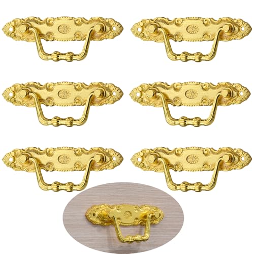 【Stile Retrò】la maniglia per mobili color bronzo è un semplice stile retrò, unico nella forma, nobile e sexy, che mostra un fascino straordinario, può aggiungere un'atmosfera retrò classica all'ambiente domestico e rendere la tua casa più unica.
