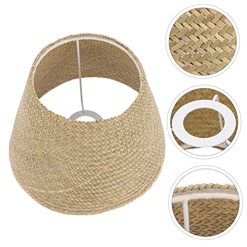Betooky Lampshade Seagrass Lamp Shade Lamp Shades For Table Lamps Rattan Chandelier Small Lamp Shades For Table Lamps Light Cover Rattan Lamp Shade Small Rattan Table Lamp Shade Lamp Cover #TOP6