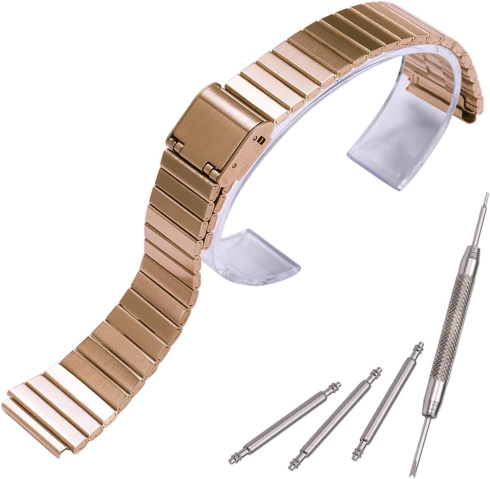 18mm Stainless Steel Strap Compatible with Casio A700W A158WA A168WA F108 AE1200 Classic Bracelet Unisex Replacement Watch Band
