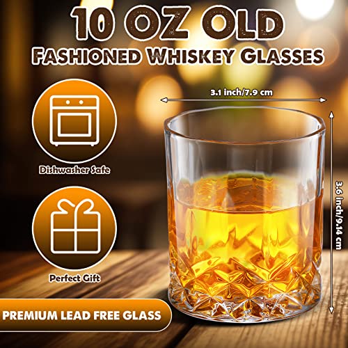 Mumufy 36 Pieces Whiskey Glasses Old Fashioned Glasses Bulk Crystal Rocks Glasses 12 Oz Cocktail Glasses Rocks Glasses For Whiskey Bourbon Cocktail Vodka Liquor Drinks Gift For Men Women Home Bar #TOP1