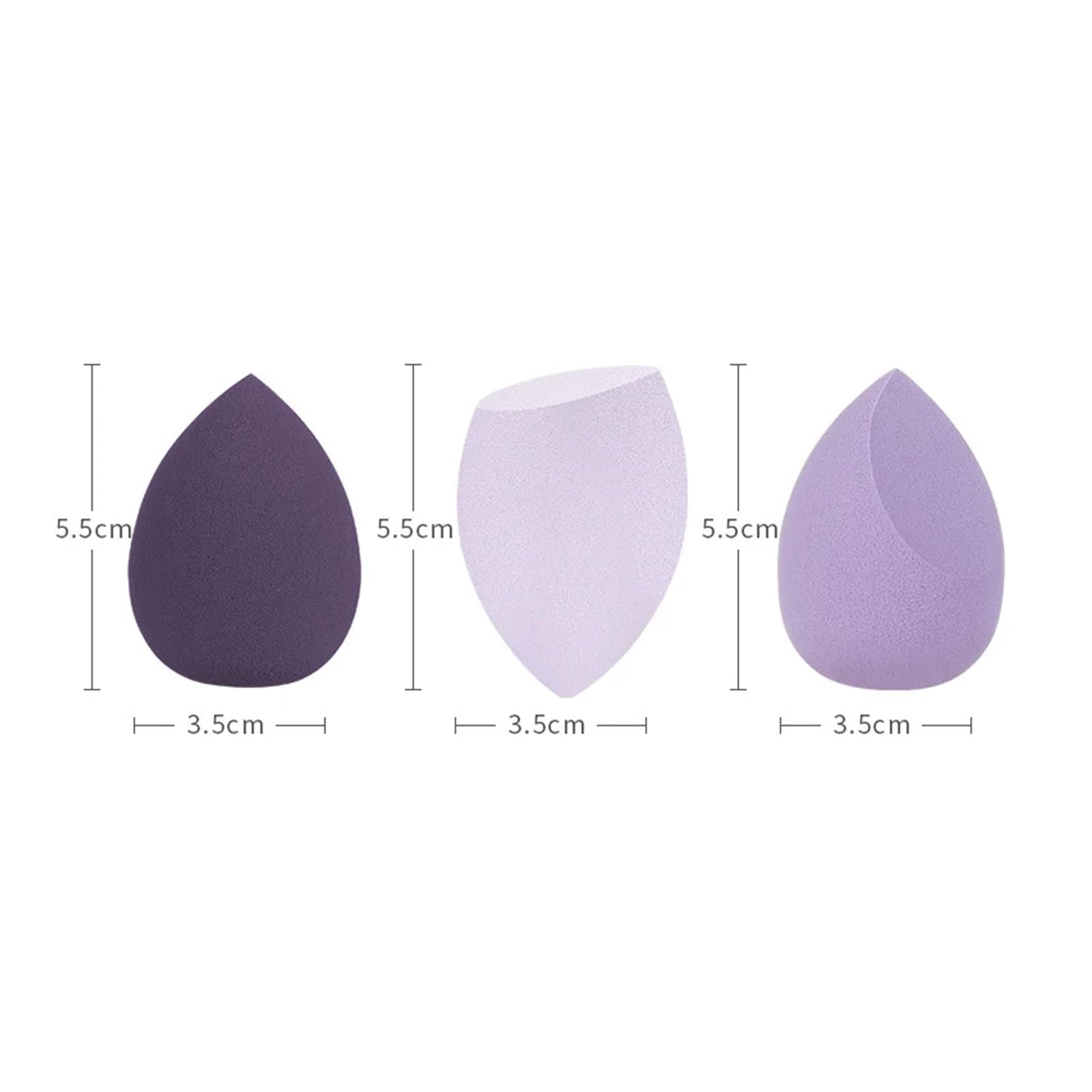 1/4/8 stücke Make-Up Schwamm Mixer Schönheit Ei Schlag Kosmetische Weiche Foundation Schwämme Pulver Schlag Weiblichen Make-Up Zubehör schönheit Zu (Color : 8pc-yellow)