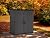Outdoor Storage Shed, Extra Large Vertical, 6' x 4', Dark Gray