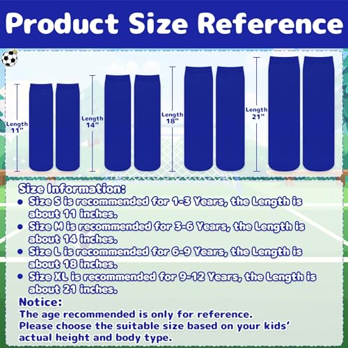 Image of Olreco 1 Pack Toddler Kids Youth Soccer Socks Girls Boys Baseball Socks Youth Knee High Softball Football Accessories Cotton
