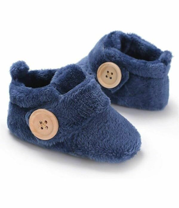 Star FishNewborn Baby Boys & Girls 3 TO 12 Months Skin Friendly Comfortable & Breathable Cotton Booties (Pink -1212)