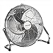 Korona 81003 Ventilatore da pavimento | 70 Watt | 35 cm di diametro | Testa del ventilatore inclinabile | 3 impostazioni di velocità | Alloggiamento cromato