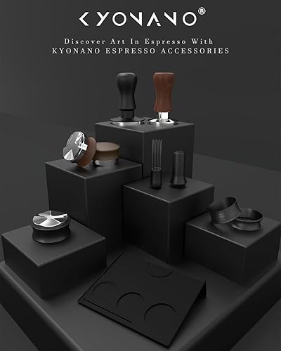 Miniatura 6 de KYONANO Alfombrilla de manipulación de café, antideslizante, apta para alimentos, goma, para café expreso, para Portafilter, Barista, accesorios