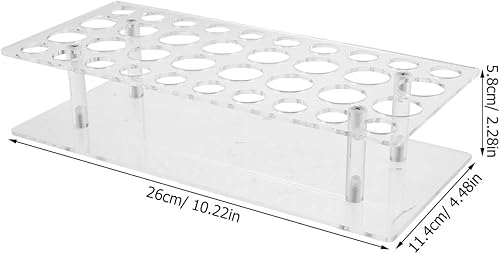 Miniatura 4 de Alipis Soporte de perfume acrílico transparente  Estante organizador de perfumes Rollerball de 36 agujeros para almacenamiento de fragancias