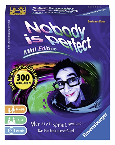 Ravensburger Kartenspiele 26700 - Nobody is perfect - Mini Edition