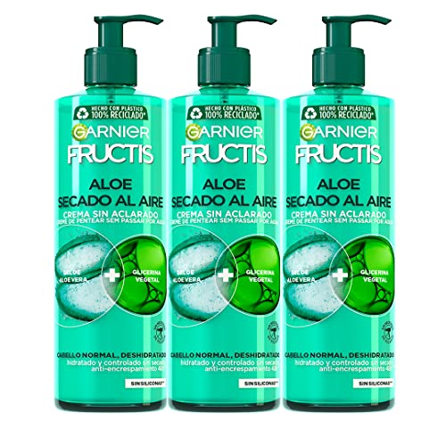 Garnier Haarbehandlung Feuchtigkeitsspendend Fructis Aloe Haartrocknung für normales Haar, lang mit Alore Vera und pflanzlichem Glycerin… – Ansicht 5
