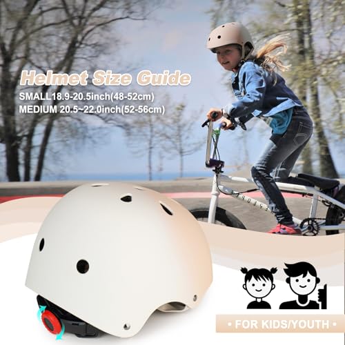 Image of Kids Bike Helmet,Toddler Skateboard Helmets for Ages 2-3-5-8-14 Years Boys Girls，Adjustable Multi-Sport Bicycle Skateboarding Football Roller Skating Scooter Rollerblade Balance Bike Helmet