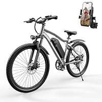 Amazon.co.jp: マウンテンバイク 26インチ アシスト走行自転車 前後