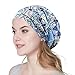 Alnorm Slouchy Striped Beanie Hat Comfortable Headwrap Cap