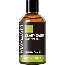 Clary Sage Essential Oil 30ML/1.01FL.OZ, MAYJAM Premium Clary Sage Oil Essential Oils with Glass Dropper, Great for Aromatherapy Diffuser and Candle Making