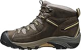 KEEN Herren Targhee 2 Mid Waterproof Wanderstiefel, Black Olive/Yellow, 43 EU