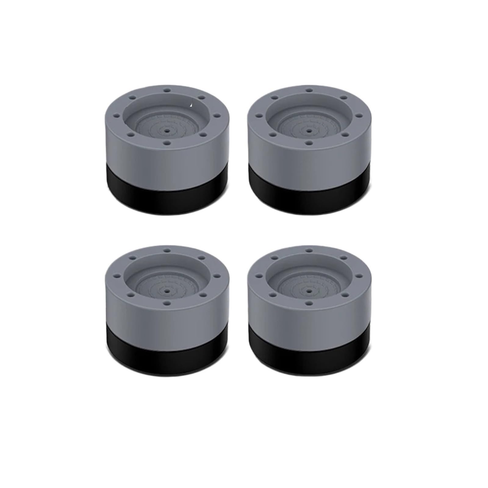 Almohadillas antivibración de elevación, Base antideslizante for lavadora, 4 Uds(4pcs Gray 35mm)
