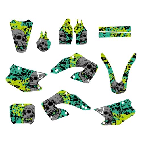 Kit complet d'autocollants graphiques durables CR125 CR250 2000-2001